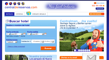 Centraldereservas.com
